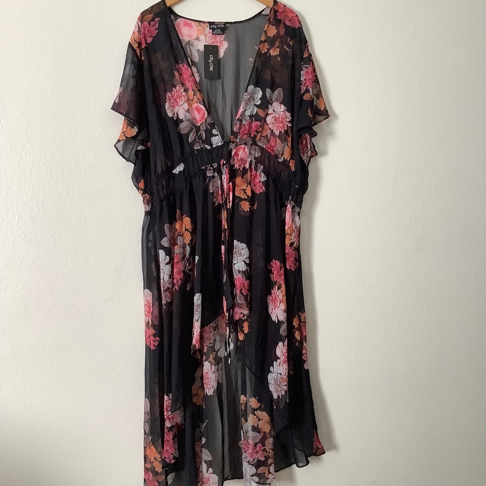 New City Chic JKT Floral Crush Size XXL/24